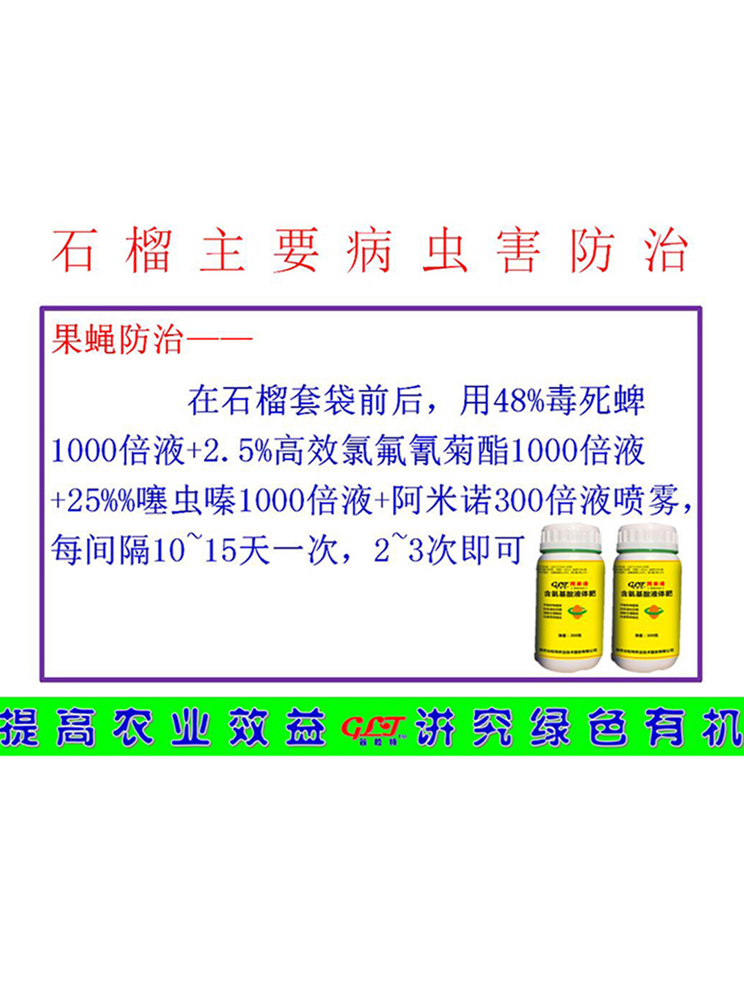 石榴主要病蟲(chóng)害防治